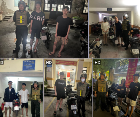 Phòng Cảnh sát cơ động: Xử lý 5 thanh thiếu niên vi phạm TTATGT đêm 5.6